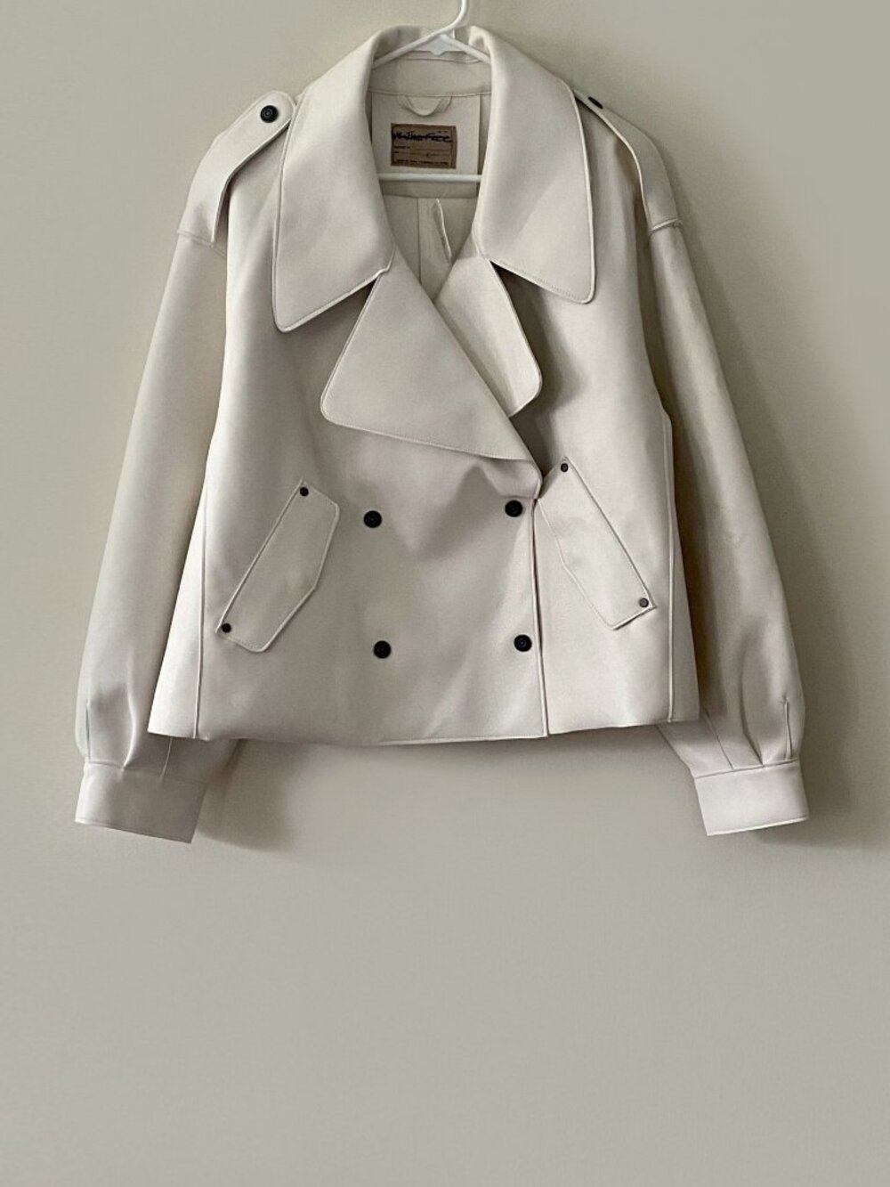 Free People Alexis Vegan Leather Jacket NWT - Picture 5 of 9